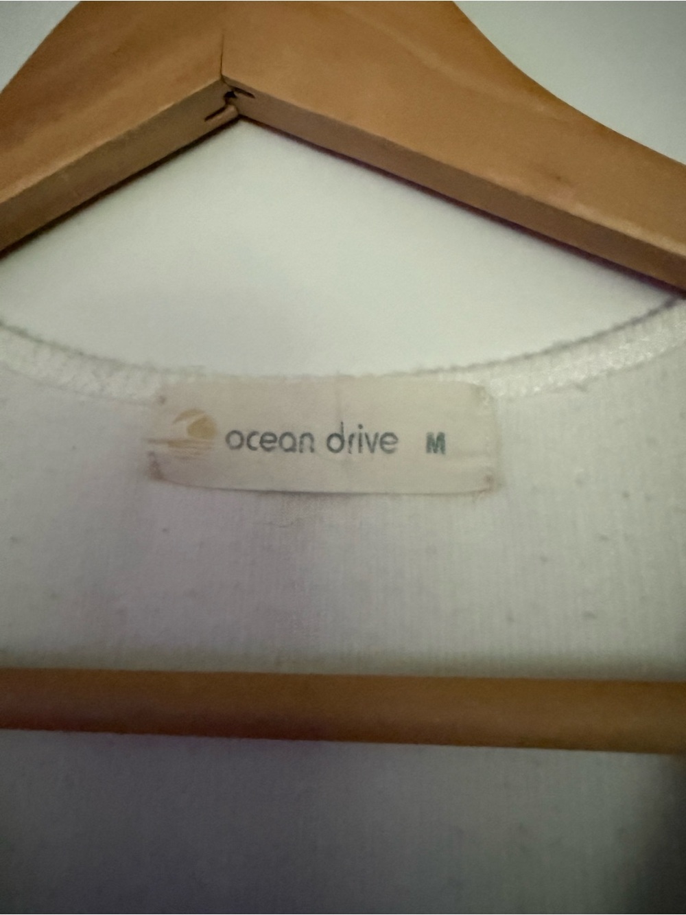 Ocean Drive White Ribbed Drawstring Tank - Picture 2 of 5